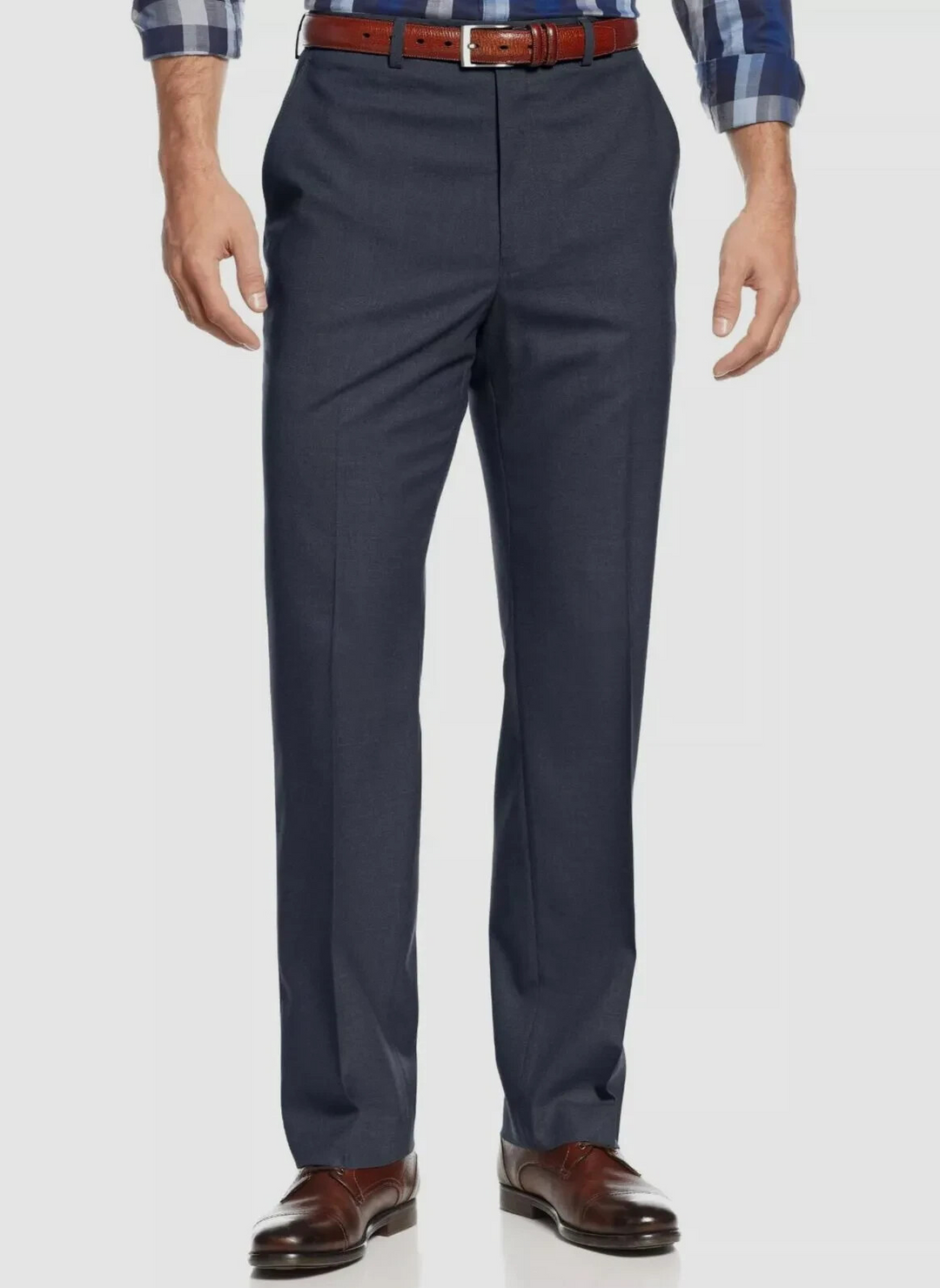 Michael Kors Men's Solid Classic-Fit Stretch Dress Pants MSRP $95
