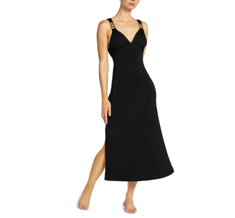 Robin Piccone Jane Chain Swim Cover Up Dress MSRP $148