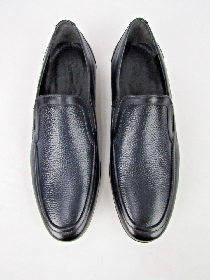 Elegant Men’s Calf Leather Loafers with Microlight Sole – Handcrafted Size EU 41