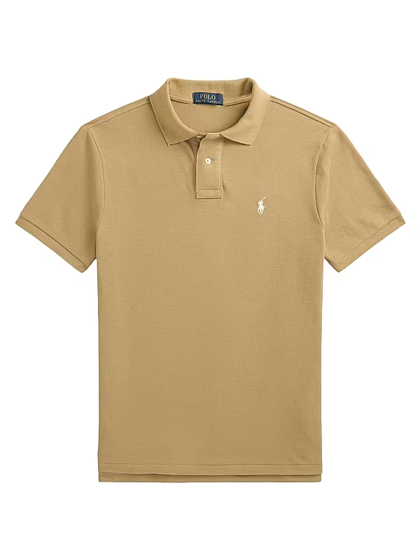 Polo Ralph Lauren Men's Cotton Custom Slim Fit Mesh Polo Shirt MSRP $110