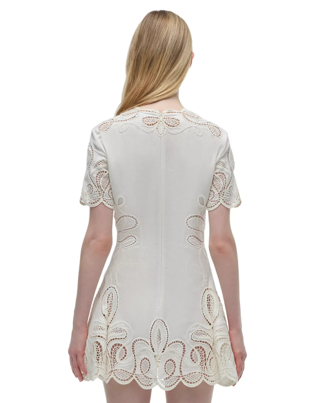 Simkhai Morrigan Short Sleeve Mini Dress MSRP $595
