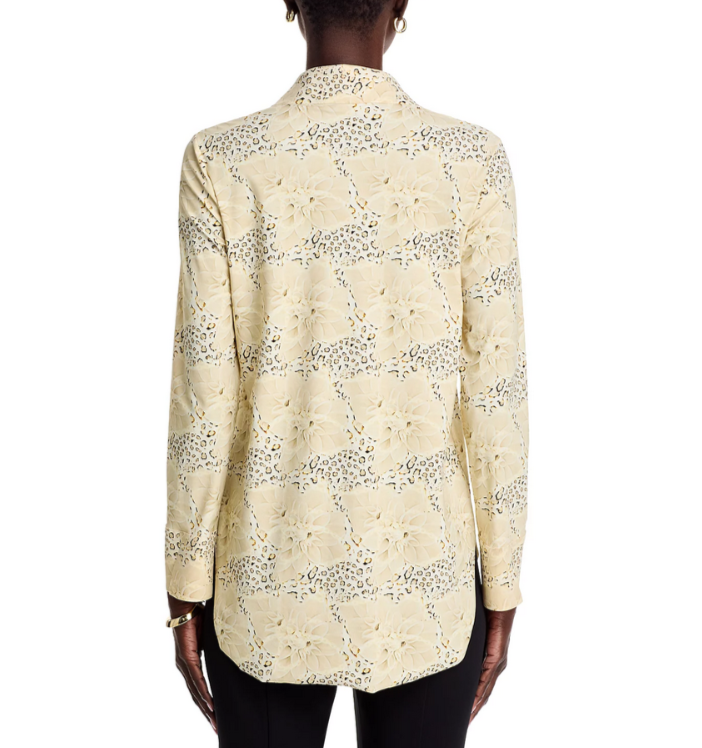 Chiara Boni La Petite Robe Printed Top MSRP $420