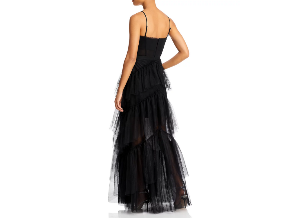BCBGMAXAZRIA Tulle Corset Essential Gown MSRP $398