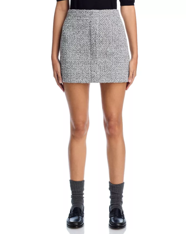 Proenza Schouler White Label Elise Boucle Mini Skirt MSRP $450