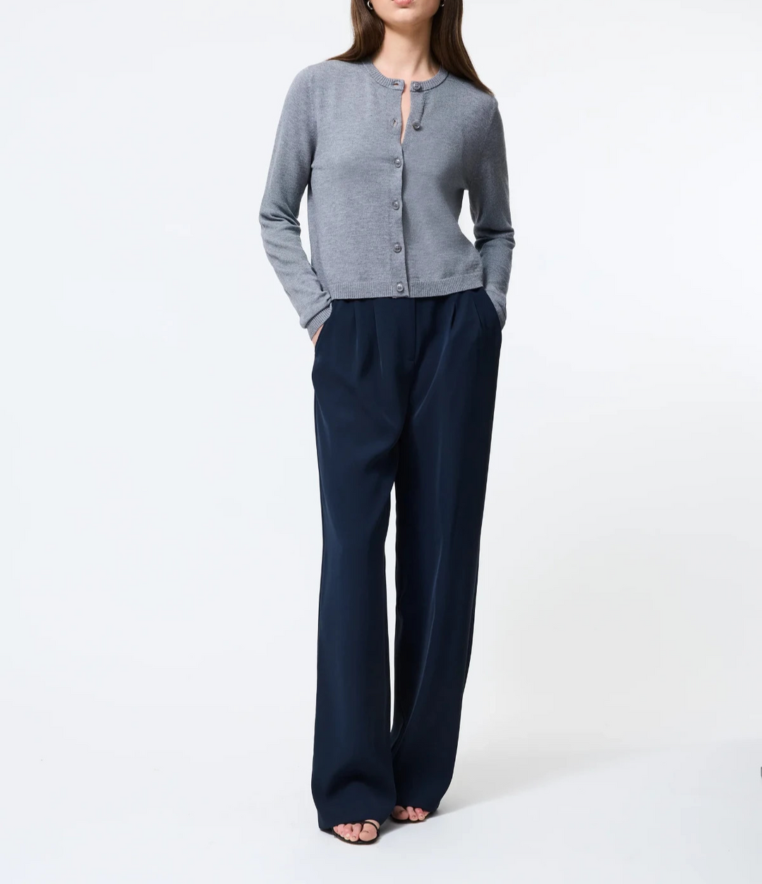 French Connection Cosysoft Fitted Cardigan MSRP $88