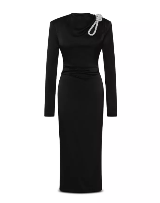 Rachel Gilbert Henrietta Embellished Midi Dress MSRP $1495