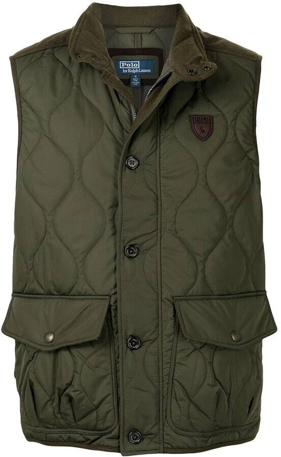 Polo Ralph Lauren Quilted Full Zip Utility Vest MSRP $398
