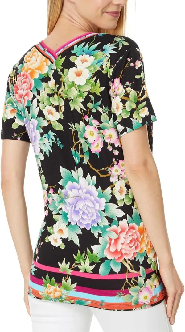 Johnny Was The Janie T-Shirt MSRP $135