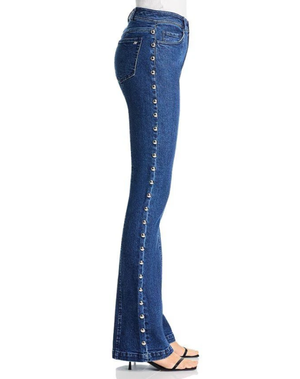 Cinq a Sept Shailene Studded High Rise Jeans MSRP $395
