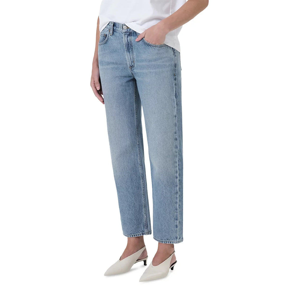 AGOLDE Valen Mid Rise Ankle Straight Jeans MSRP $238
