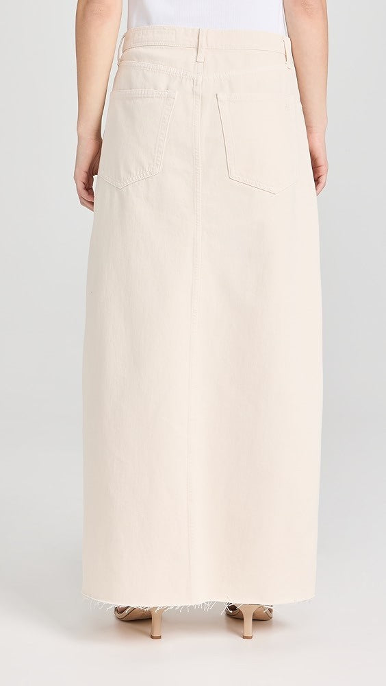 rag & bone Avery Cotton Center Slit Maxi Skirt MSRP $258
