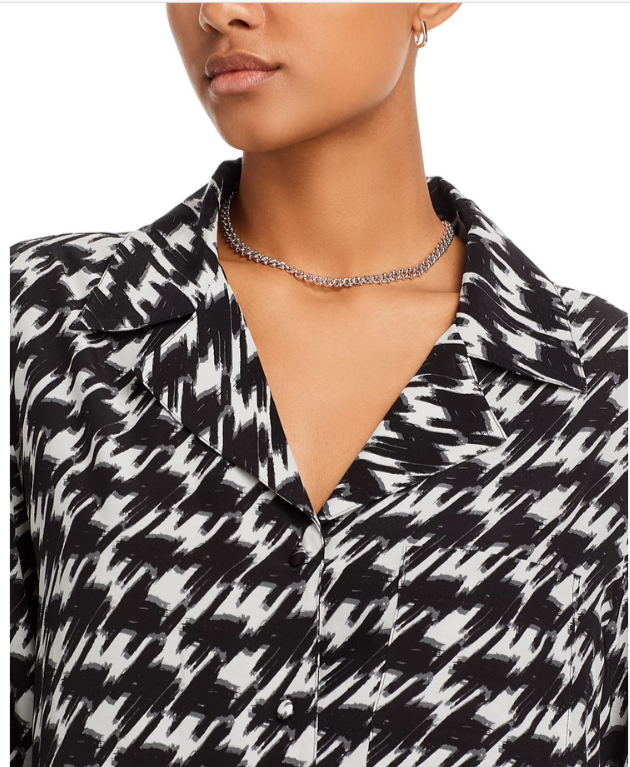 Anine Bing Aiden Shirt MSRP $200 Size S