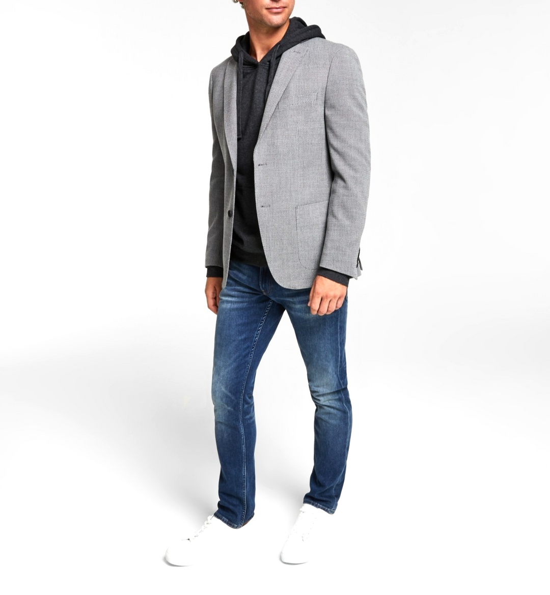 Calvin Klein Men’s Slim-Fit Wool Textured Sport Coat MSRP $375