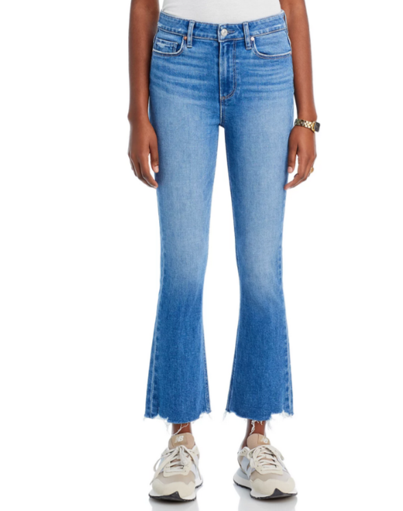 PAIGE Colette High Rise Cropped Jeans MSRP $239