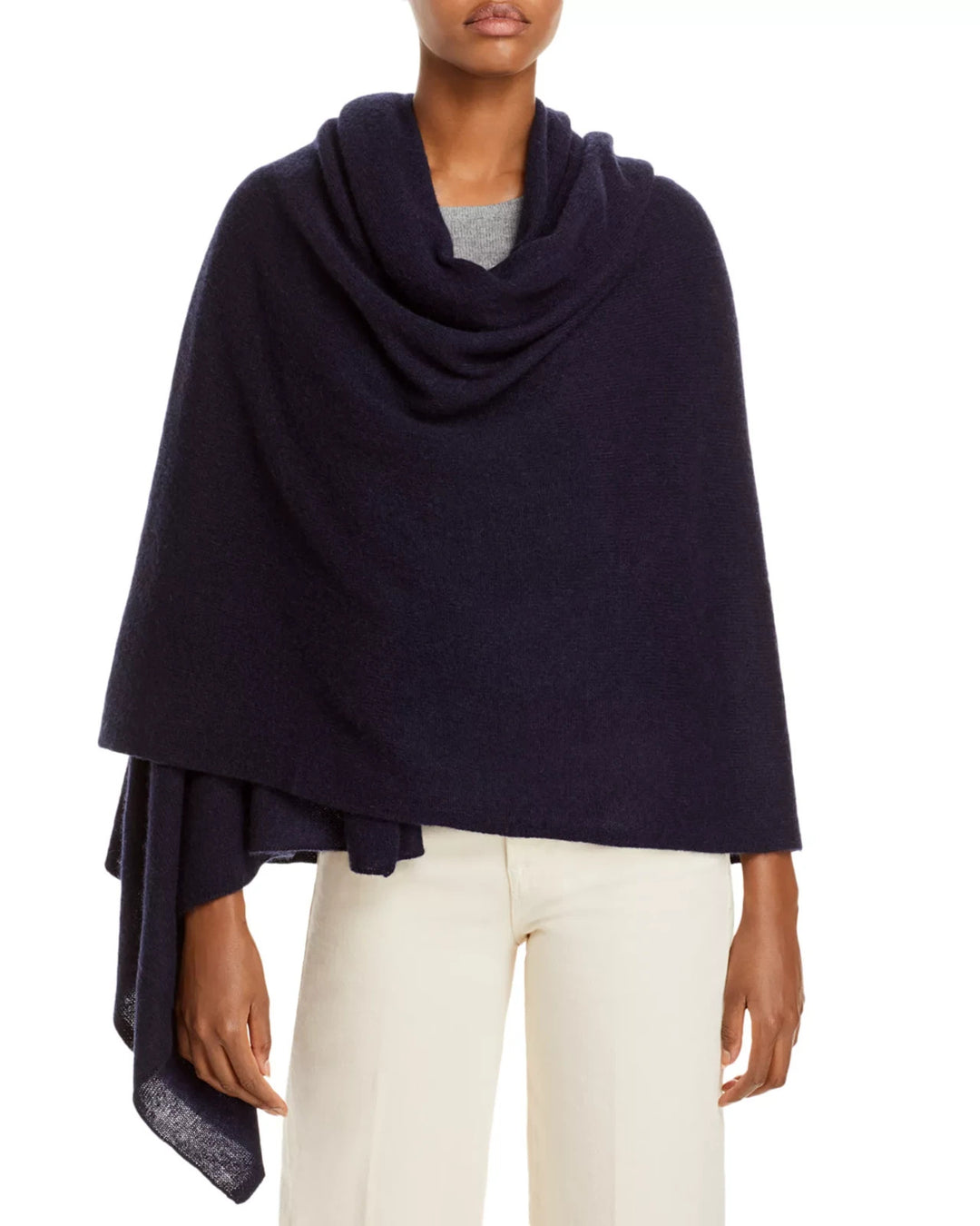 C by Bloomingdale's Cashmere 100% Cashmere Travel Wrap MSRP $218