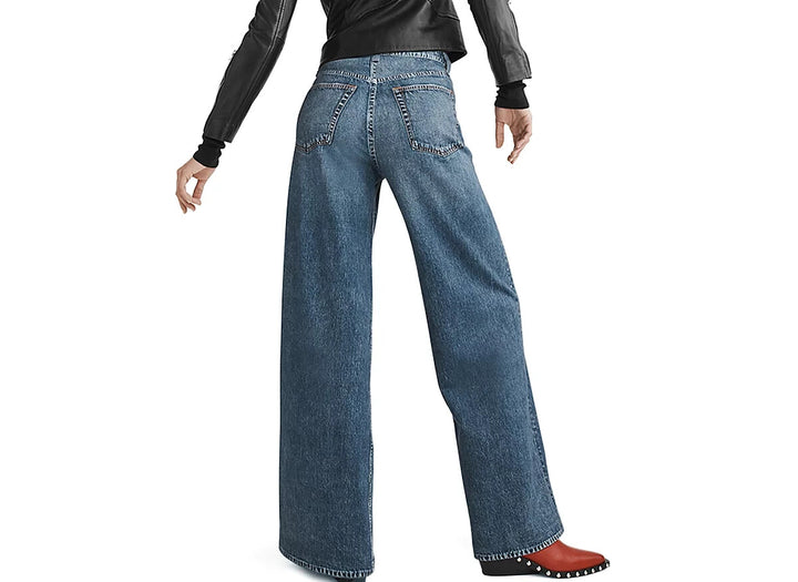 rag & bone Miramar Sofie Wide Leg Sweatpant Jeans MSRP $225