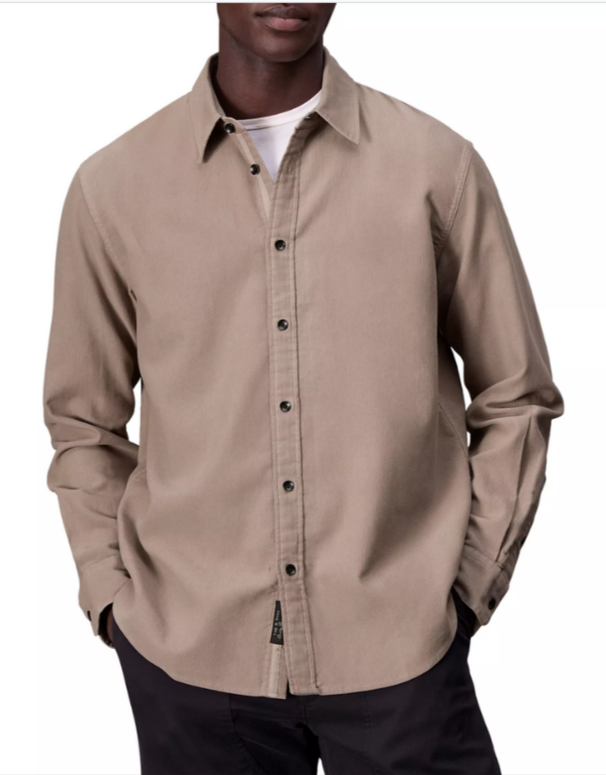 rag & bone Finch Cotton Corduroy Button Down Shirt MSRP $298