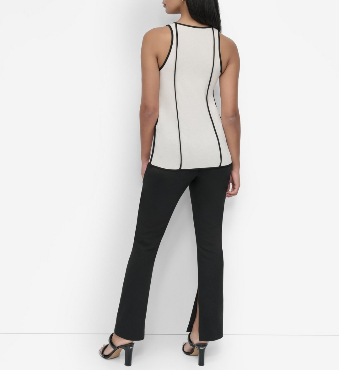 DKNY Women's Contrast Trim Tank Top  MSRP $59