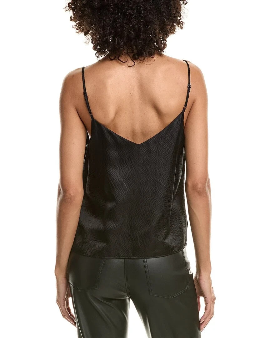 Bella Dahl Womens Hammered Silk-Blend Cami Top MSRP $145