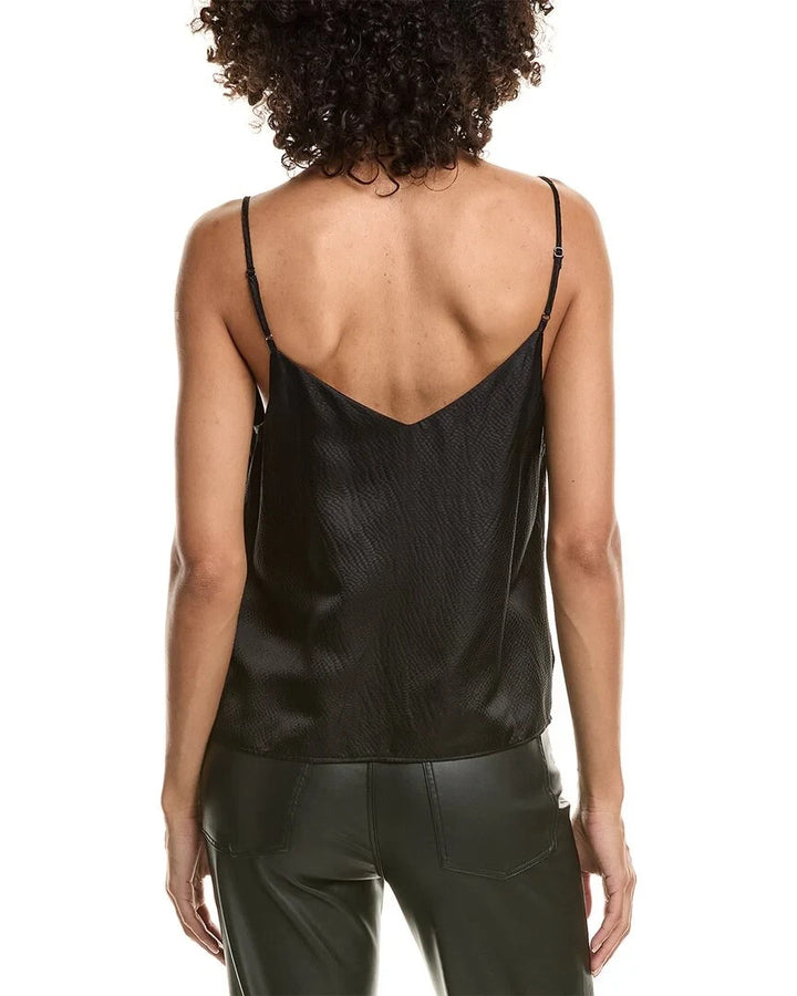 Bella Dahl Womens Hammered Silk-Blend Cami Top MSRP $145