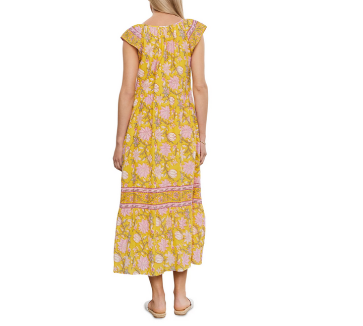 Velvet by Graham & Spencer Jazlyn Flutter Sleeved Dress MSRP $198