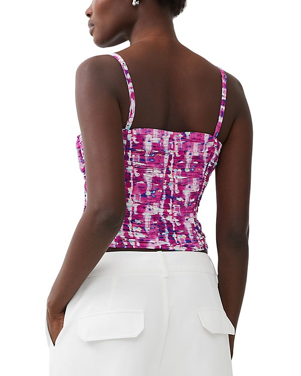 French Connection Aria Faris Printed Sleeveless Top MSRP $78