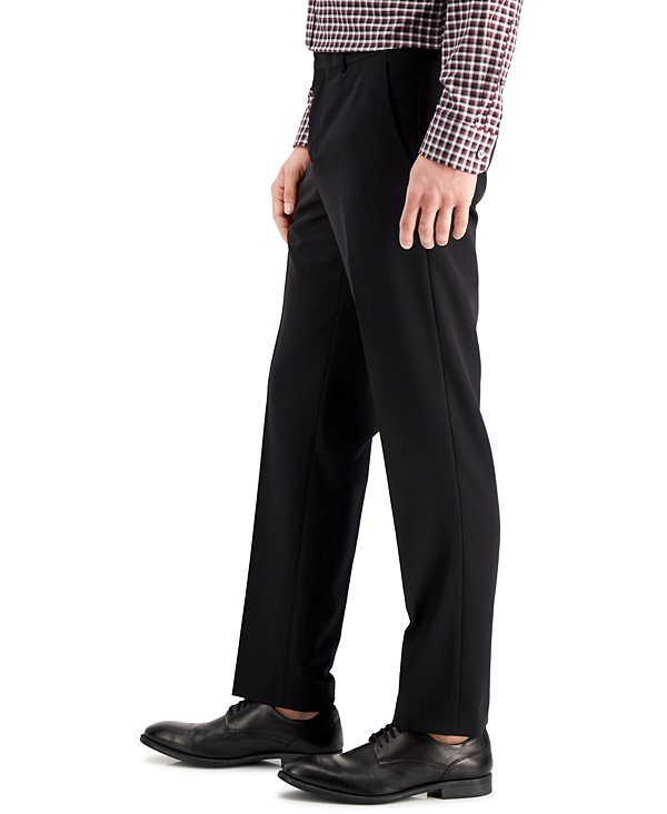 Perry Ellis Portfolio Men's Modern-Fit Stretch Solid Resolution Pants MSRP $95