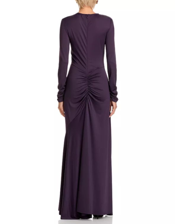 Victoria Beckham Long Sleeve Jersey Gown MSRP $1490