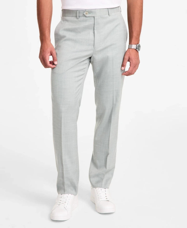 Michael Kors Men's Classic-Fit Sharkskin Dress Pants MSRP $95