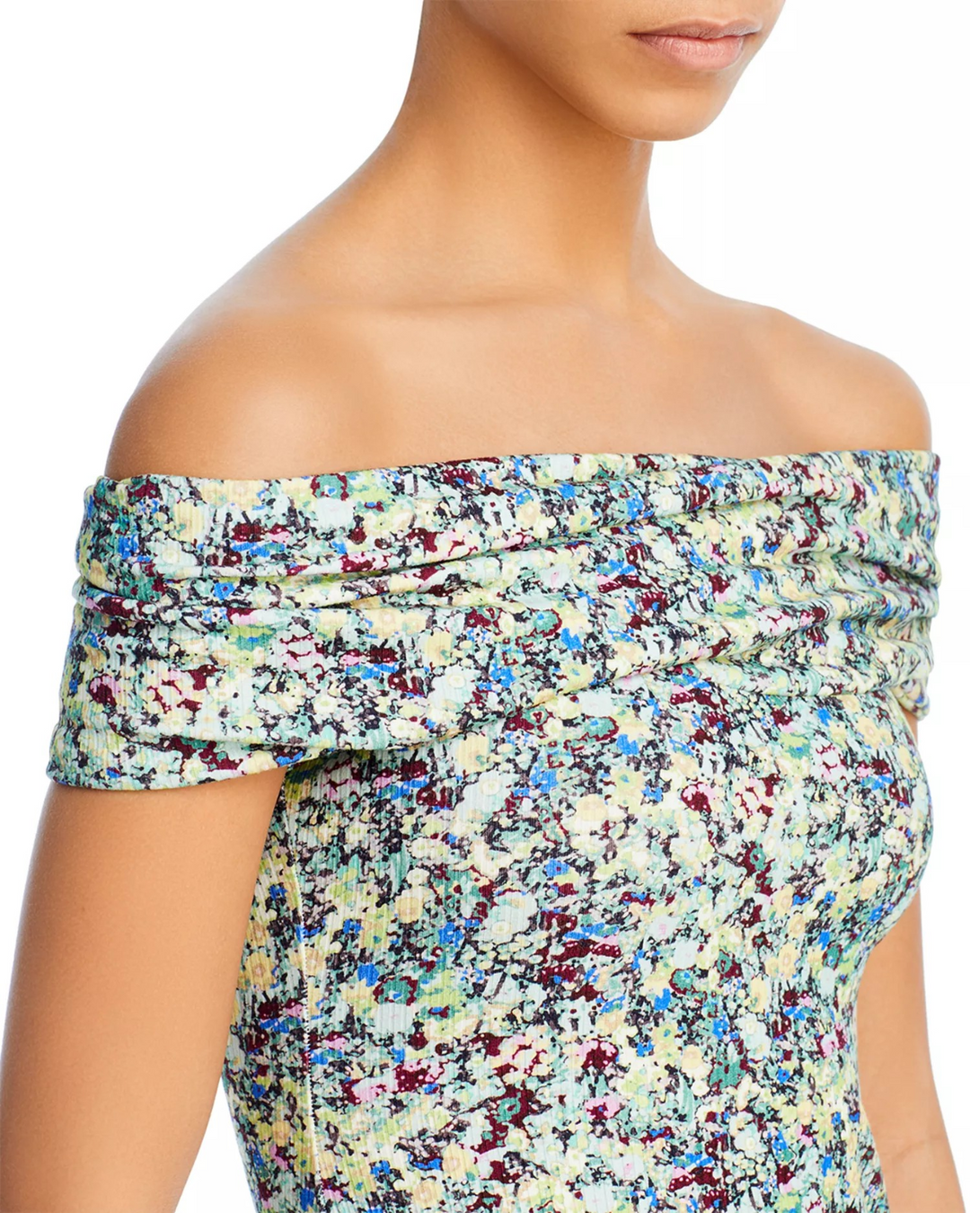 Derek Lam 10 Crosby Nanette Off-the-Shoulder Dress MSRP $425