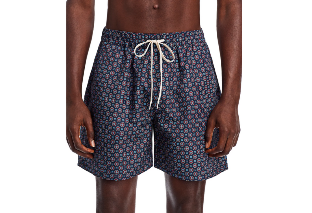 Les Deux Stan Printed Swim Trunks MSRP $89