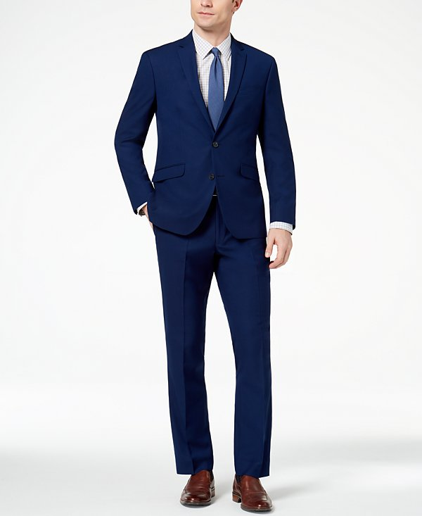 Kenneth Cole Reaction Men's Ready Flex Slim-Fit Suit MSRP $395