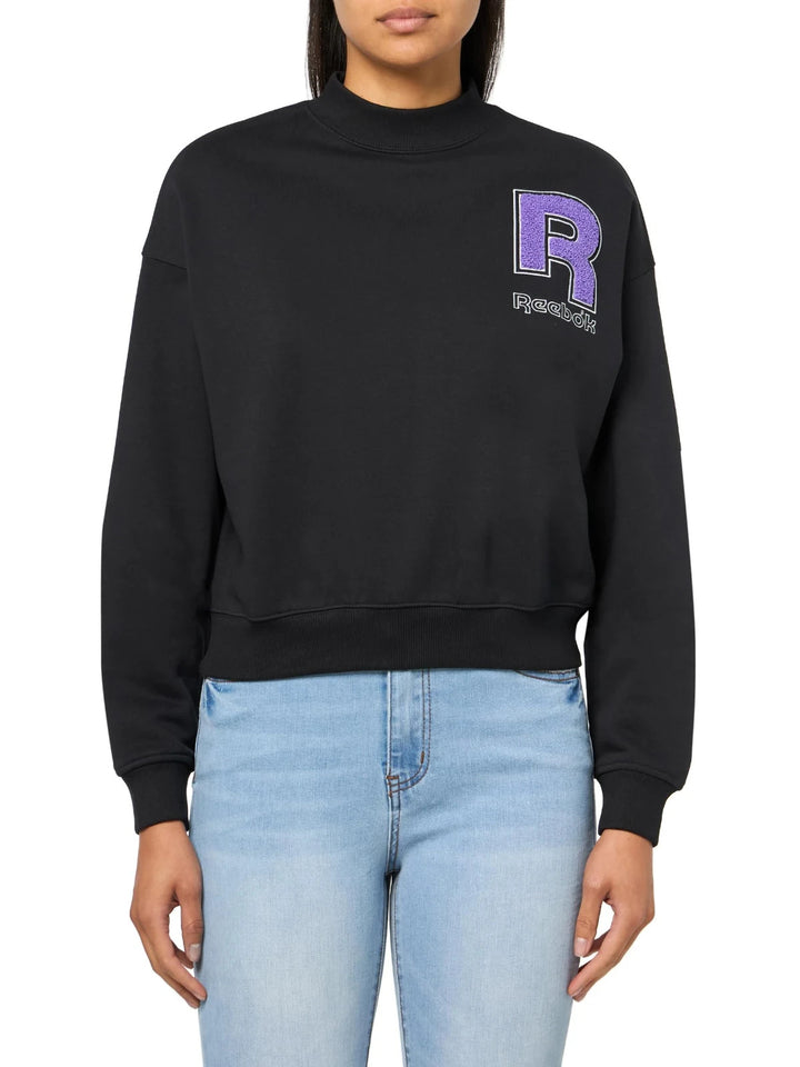 Reebok Women's Long-Sleeve Crewneck Sweatshirt  Size L