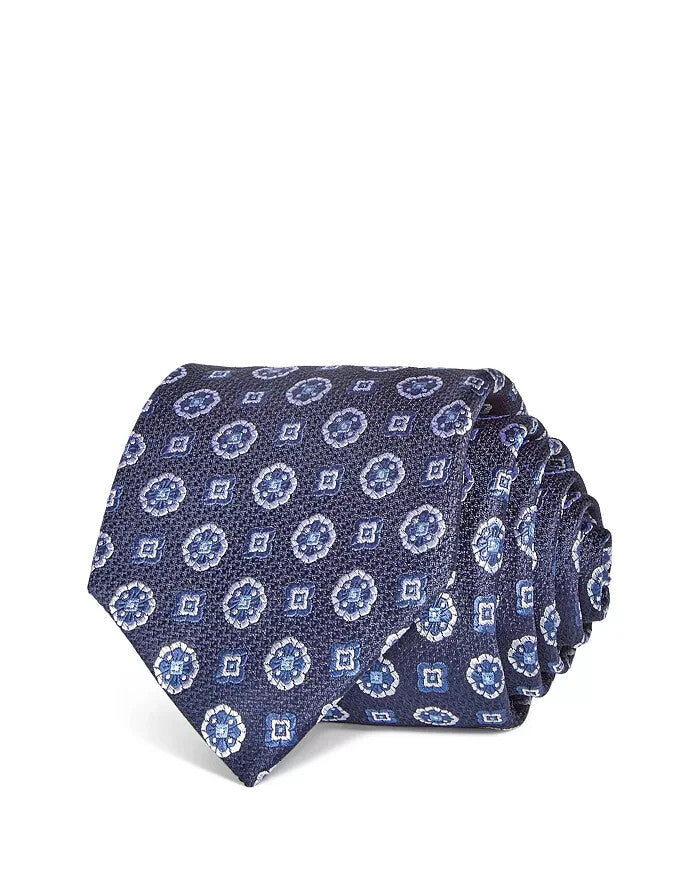 The Men's Store Silk Classic Floral Medallion Tie MSRP $78