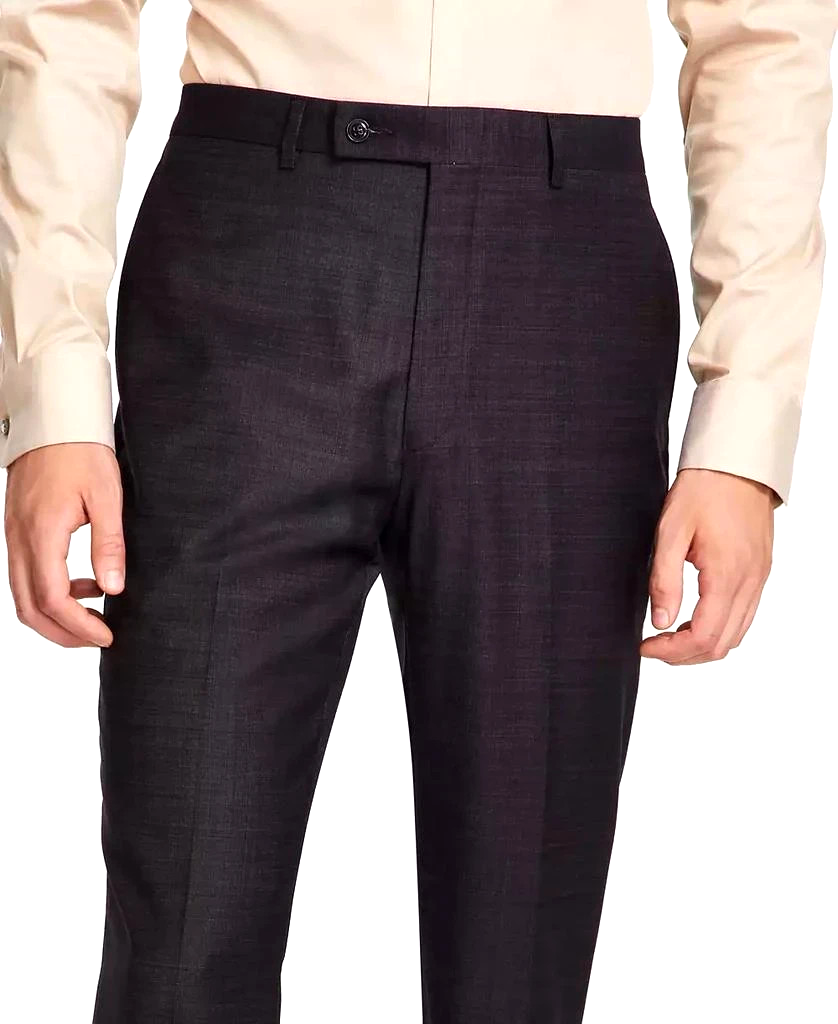 Calvin Klein Slim-Fit Wool-Blend Stretch Suit Pants MSRP $190