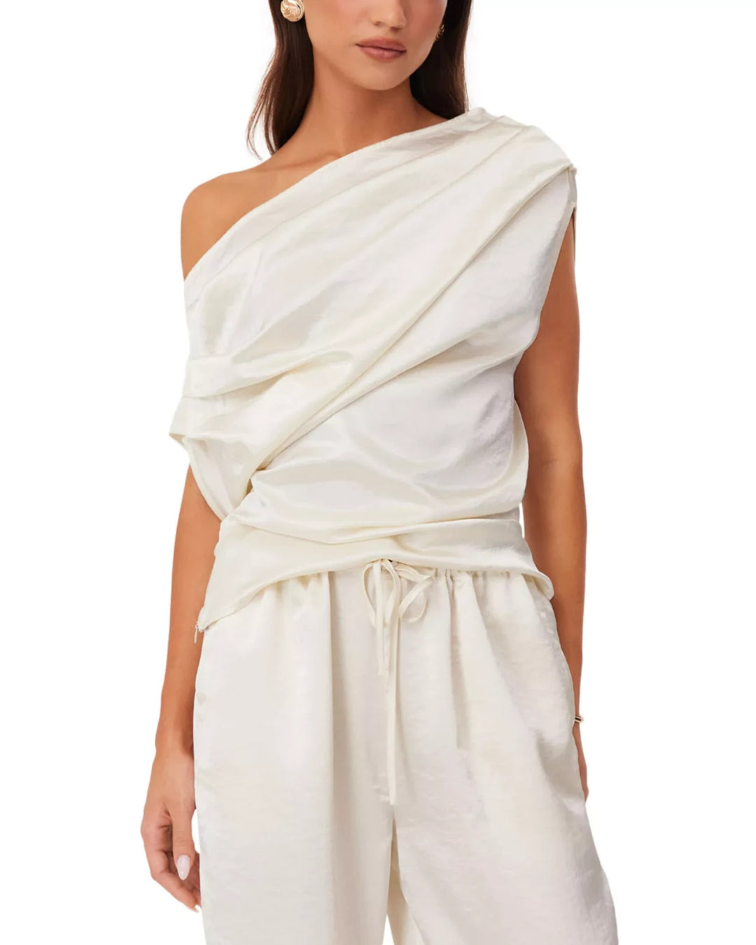 SNDYS Dove Asymmetrical Top MSRP $99