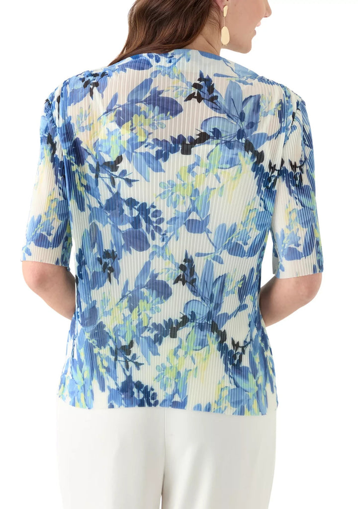 Calvin Klein Women's Printed Mesh Top MSRP $79