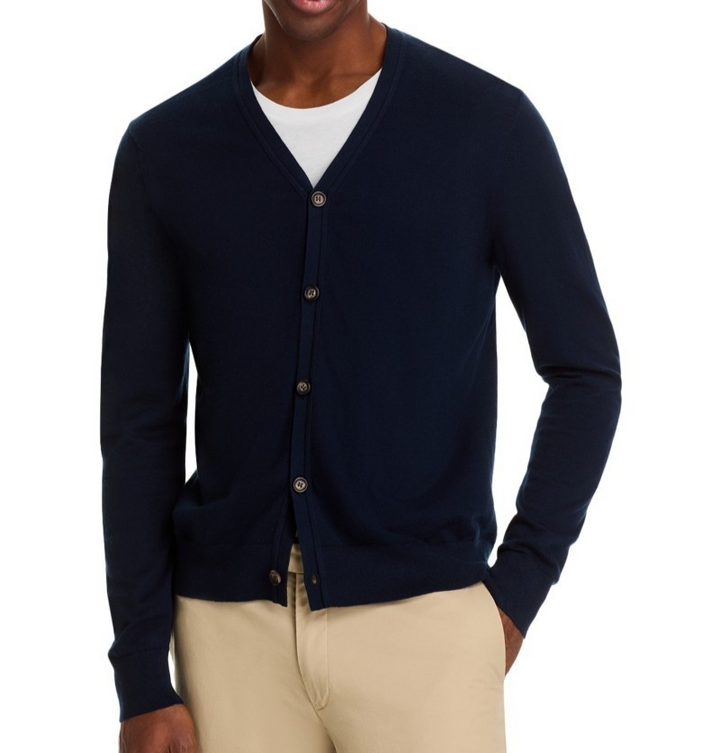 The Men's Store Cotton Cashmere Standard Fit Cardigan MSRP $118