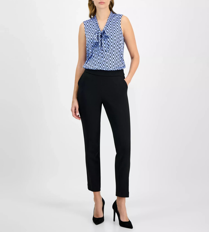 Kasper Women's Pull-On Stretch Ankle Trousers MSRP $79