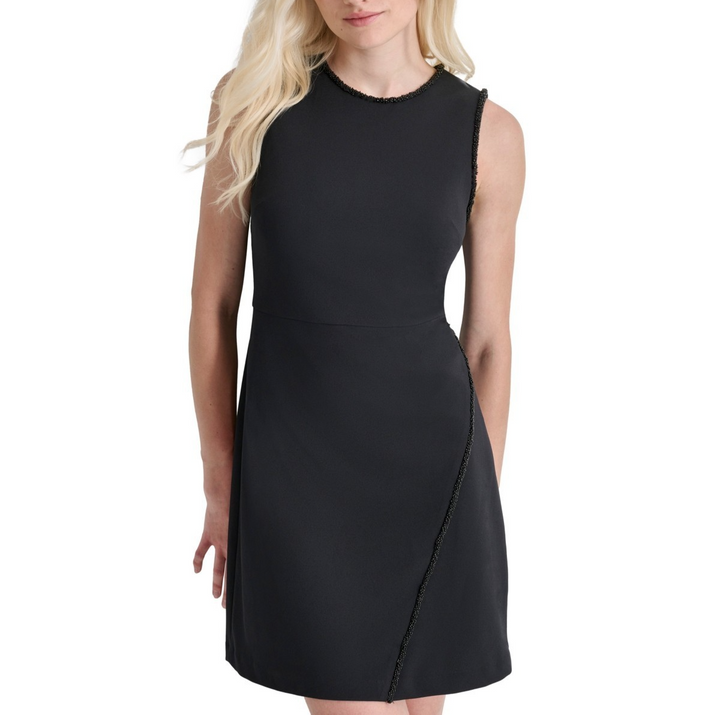 Dkny Women's Sleeveless Jewel-Neck Sheath Dress MSRP $139