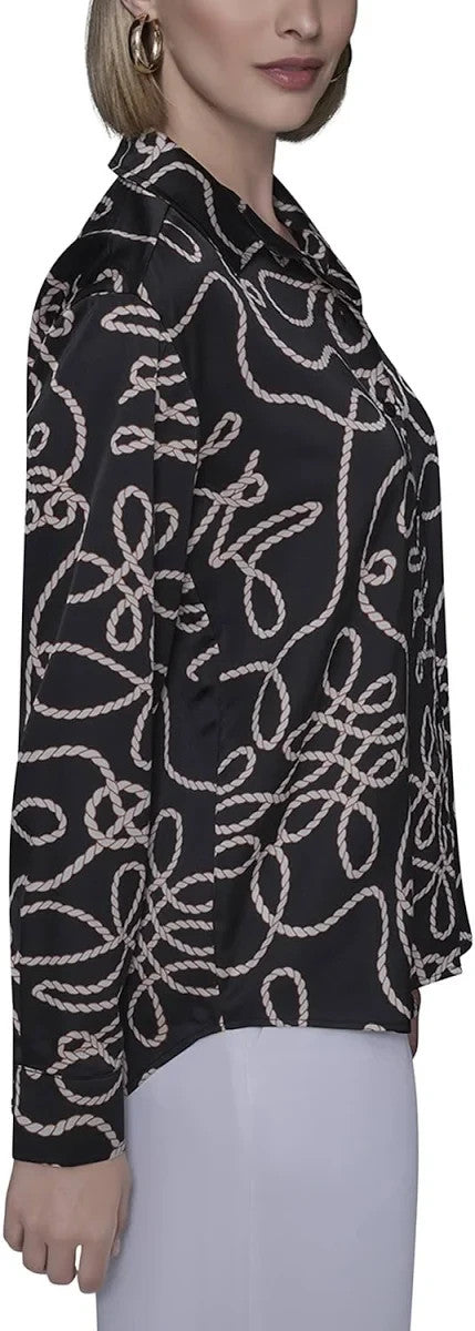 Karl Lagerfeld Paris Oversized Blouse MSRP $99