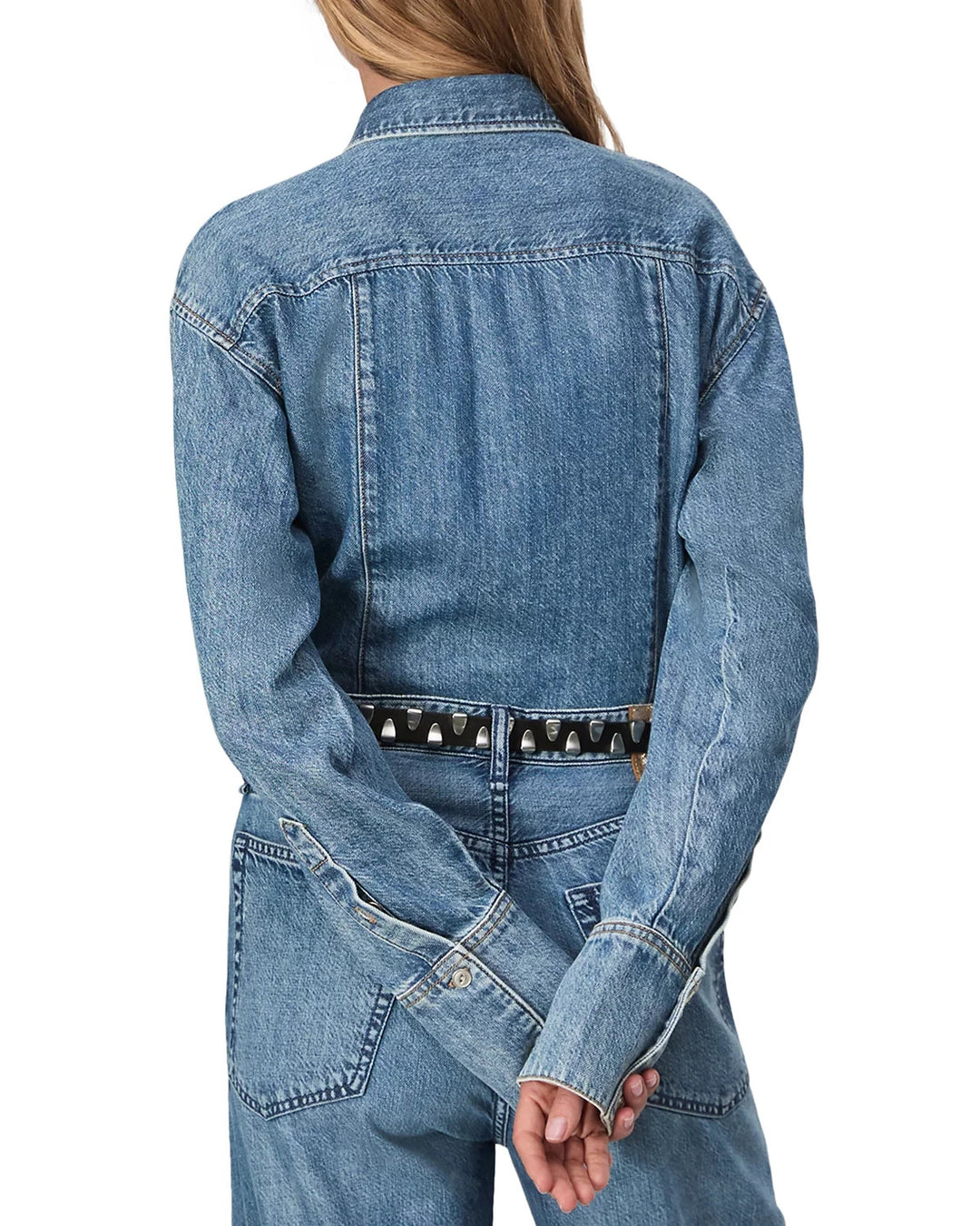 rag & bone Leah Ultra Featherweight Denim Shirt MSRP $258