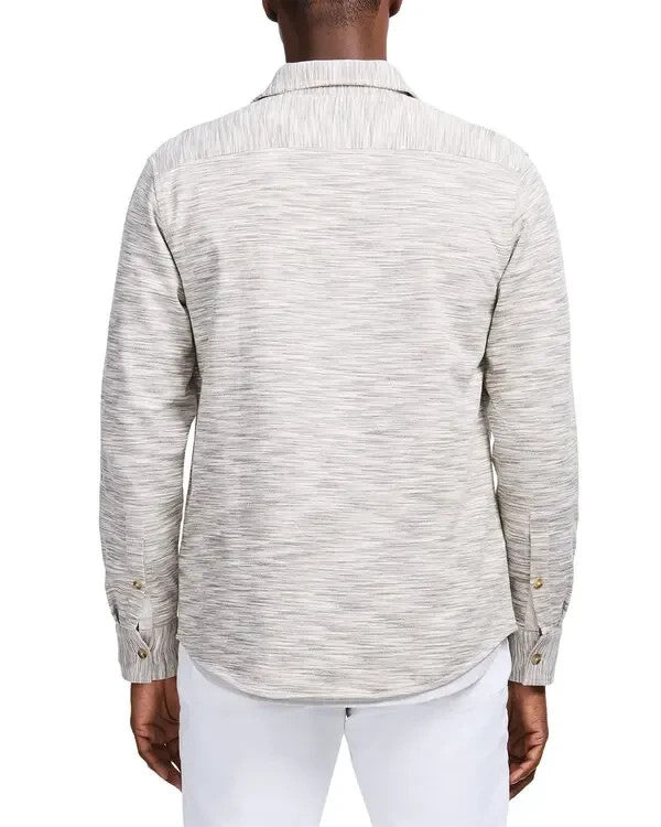 Robert Graham Storrs Textured Long Sleeve Knit Top MSRP $198