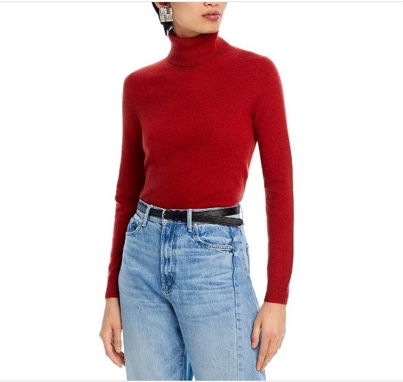C by Bloomingdale's Cashmere Turtleneck Sweater MSRP $178