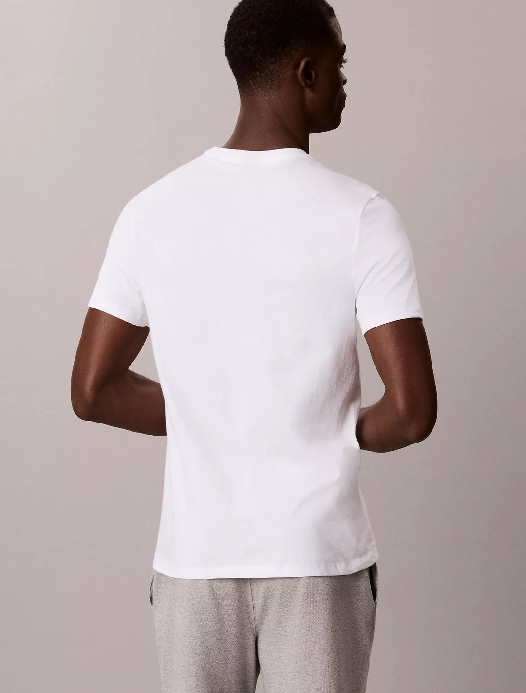 Calvin Klein Men's Cotton Slim Fit 3-Pack Crew T-Shirts MSRP $46