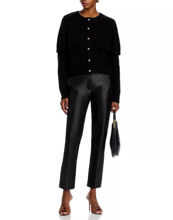 WAYF Penny Capelet Cardigan Sweater MSRP $98