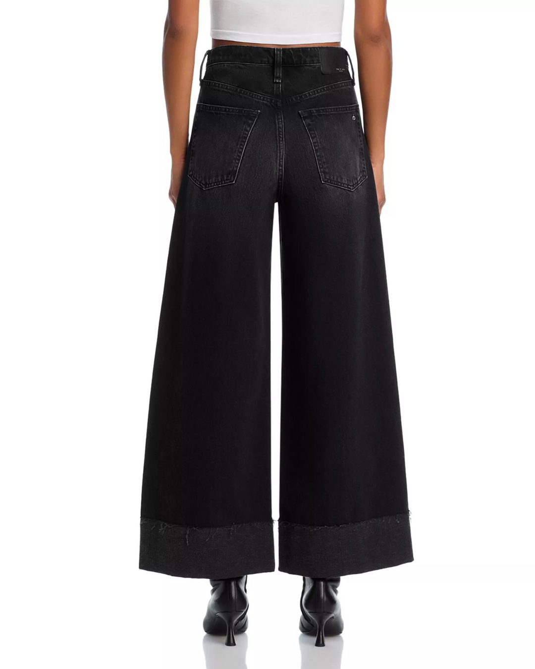 Rag & Bone Sofie High Rise Wide Leg Jeans MSRP $278