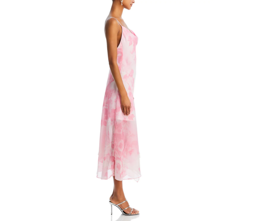 WAYF Rendezvous Cowl Neck Dress MSRP $99