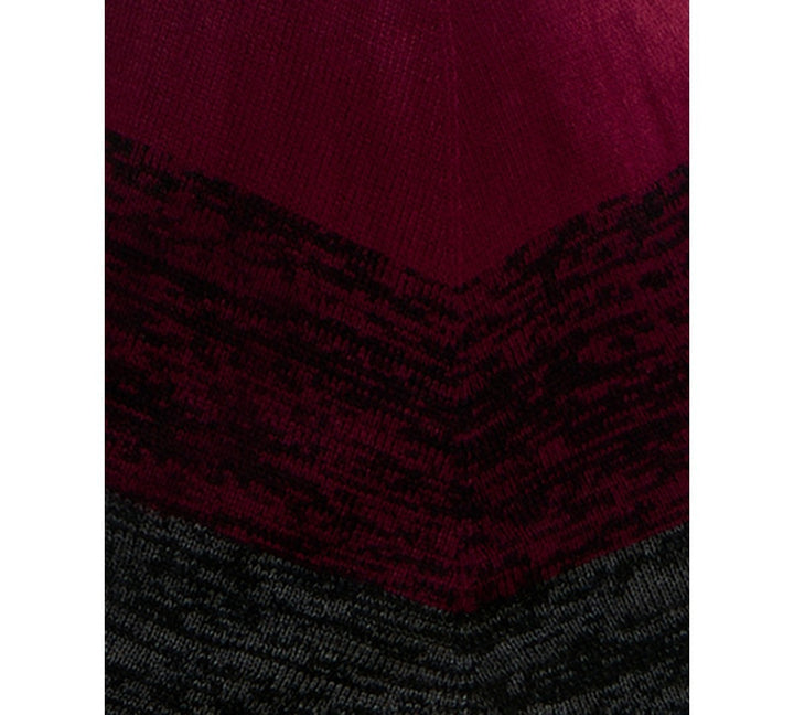 BCX Juniors' Cowl Chevron Fitted Sweater Dress MSRP $49