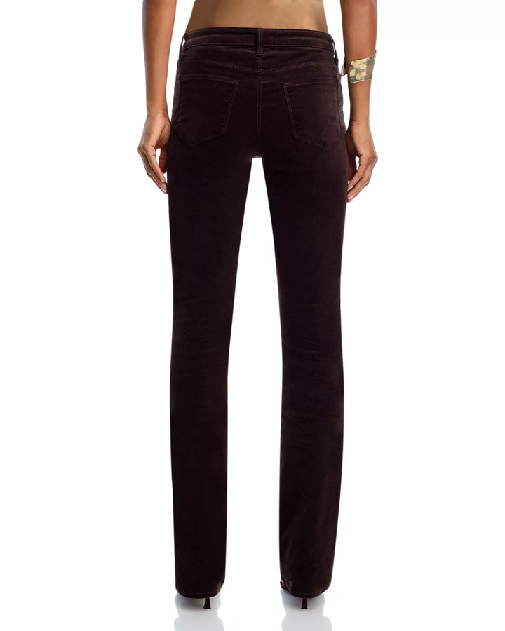 L'AGENCE Stevie Velveteen High Rise Straight Jeans MSRP $280